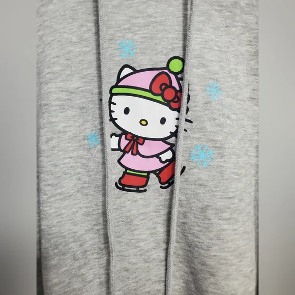Aeropostale Gray Hello Kitty Hoodie LG To XXL - Picture 5 of 7